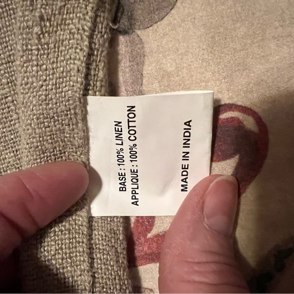 Home Accents Linen Sundial Throw. Sz 50 x 70. Ivory & Cream. Simply beautiful! - Picture 6 of 7